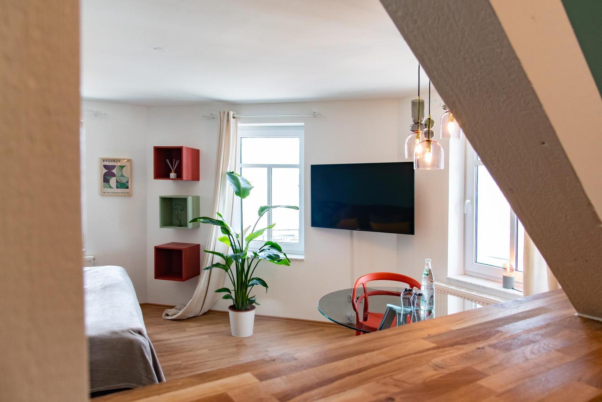 Bauhaus Apartment - Netflix, Nespresso, Zentral, Messe Chemnitz Exterior foto
